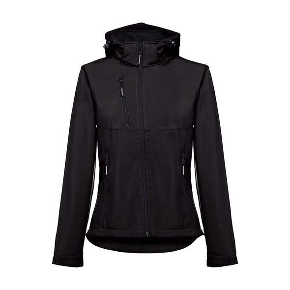 Softshell för kvinnor med avtagbar huva ZAGREB WOMEN