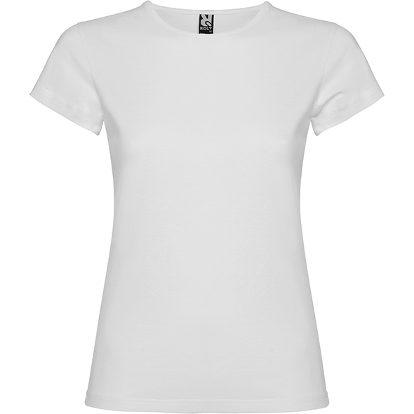 Damen T-Shirt mit eingefasstem Rundhalsausschnitt in feinem Rippstrick BALI