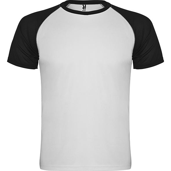 Camiseta deportiva de manga corta estilo ranglan en contraste INDIANAPOLIS