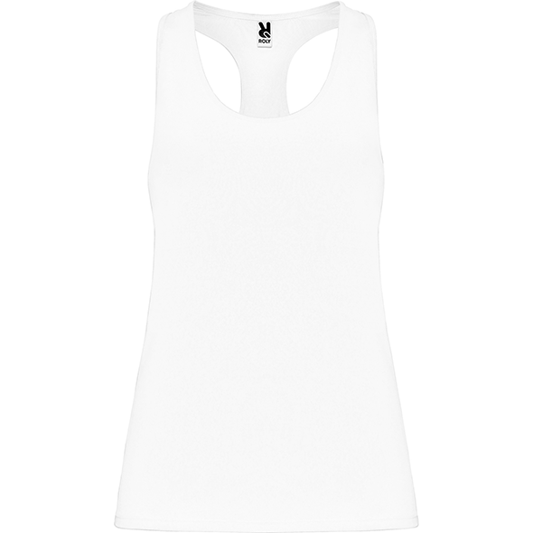 Short-sleeved sports jersey with swimmer-style back AIDA