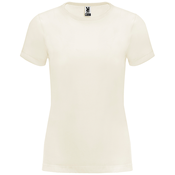 Short sleeve t-shirt in organic cotton for women BASSET WOMAN