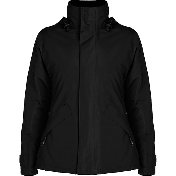 High-necked parka with zipper to the tone EUROPA WOMAN