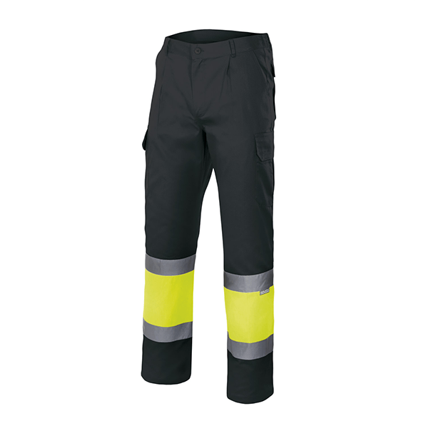 Bicolor Pants with High Visibility Pockets P157