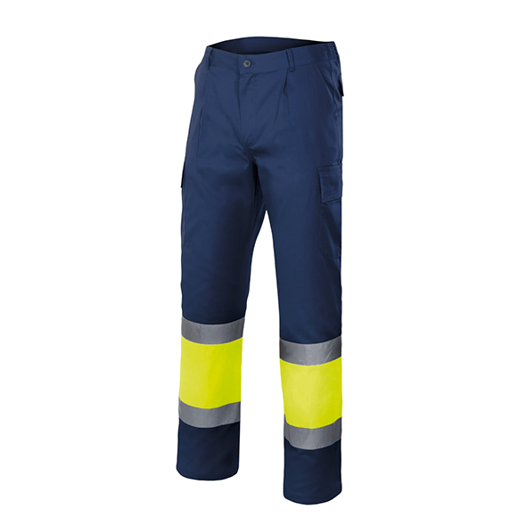 Bicolor Pants with High Visibility Pockets P303003